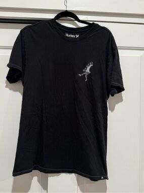 HURLEY MENS NIKE DRI FIT PREMIUM TEE T SHIRT SINGLES NIGHT, MEDIUM